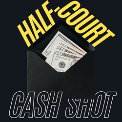 Half-Court Cash Shot Sponsor - 2027 Trade Show Cash Giveaway