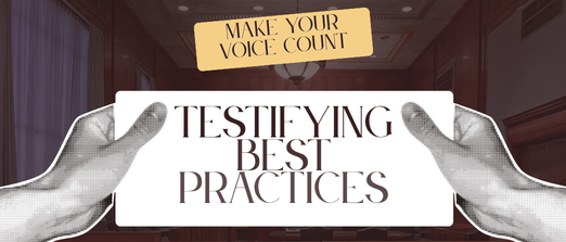Testifying Best Practices