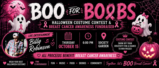 BOO for Boobs Fundraiser/Costume Contest