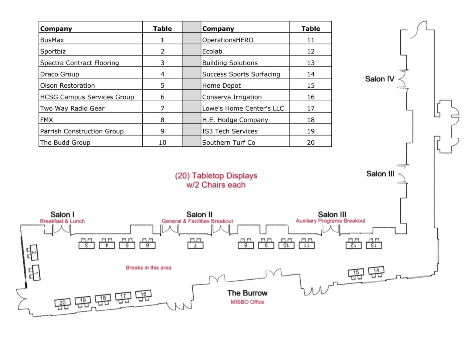 Exhibitor Map