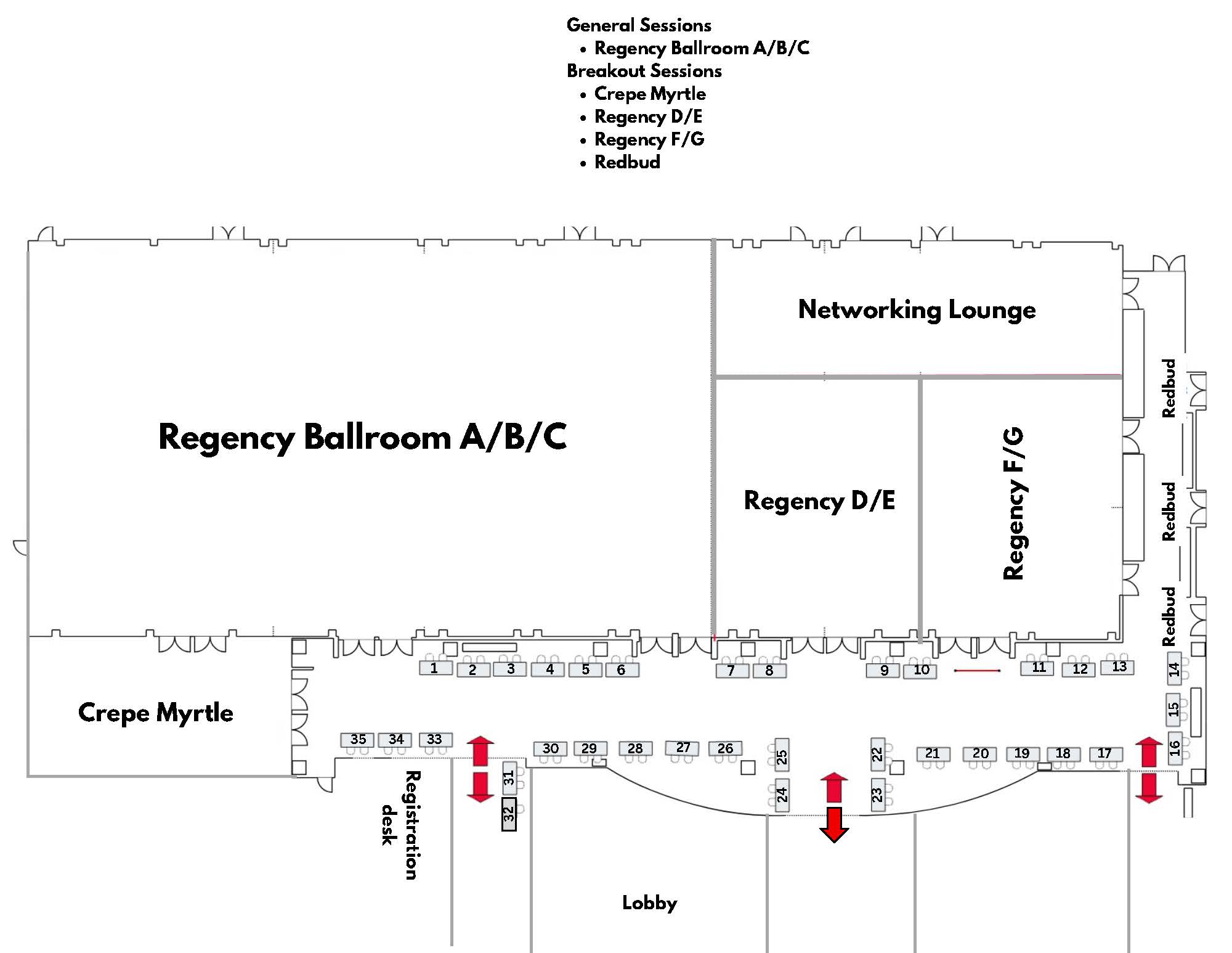 Exhibit Hall Map