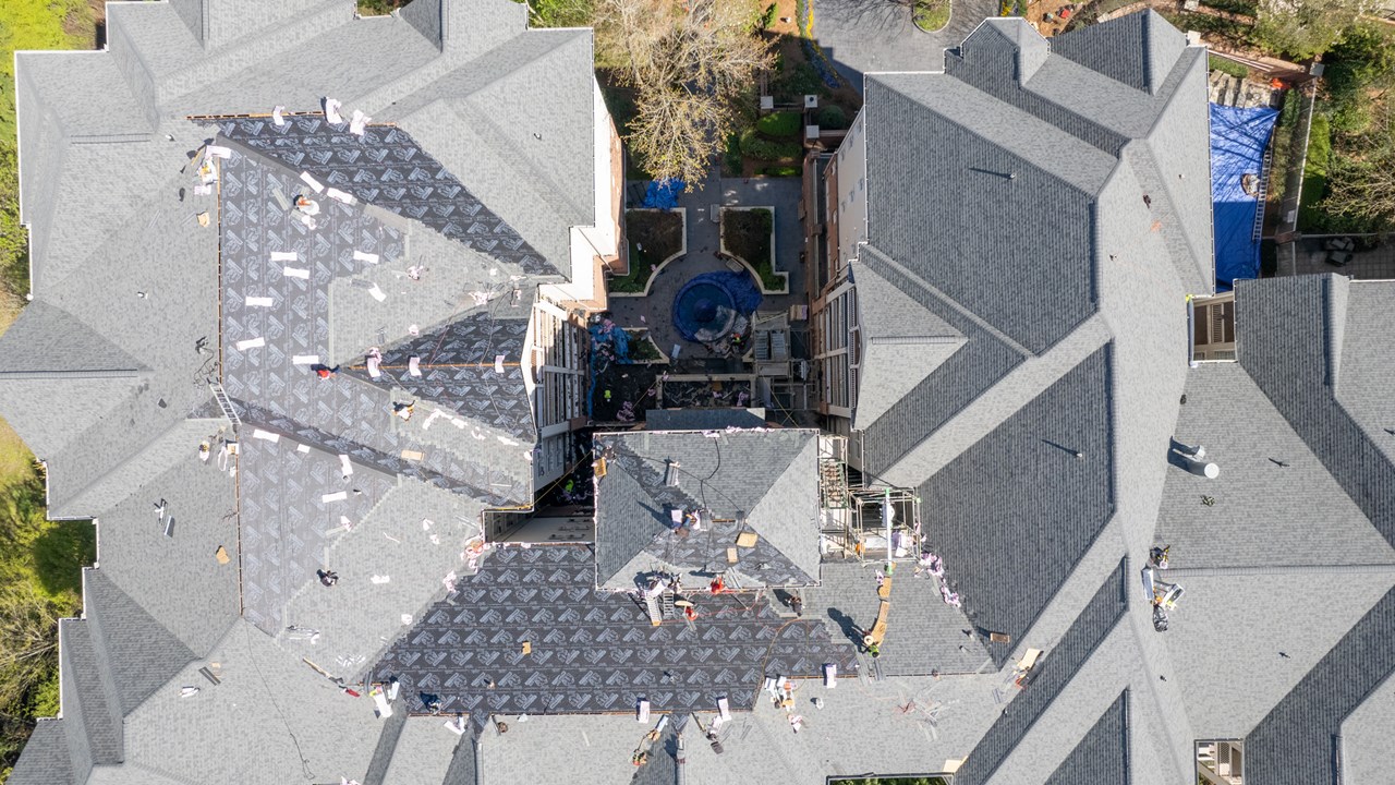 Apartment Complex Reroof Project, Atlanta, GA