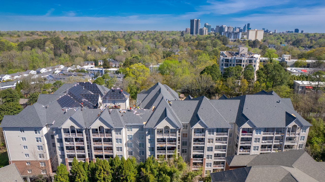 Apartment Complex Reroof Projet - Heritage Place - Atlanta, GA