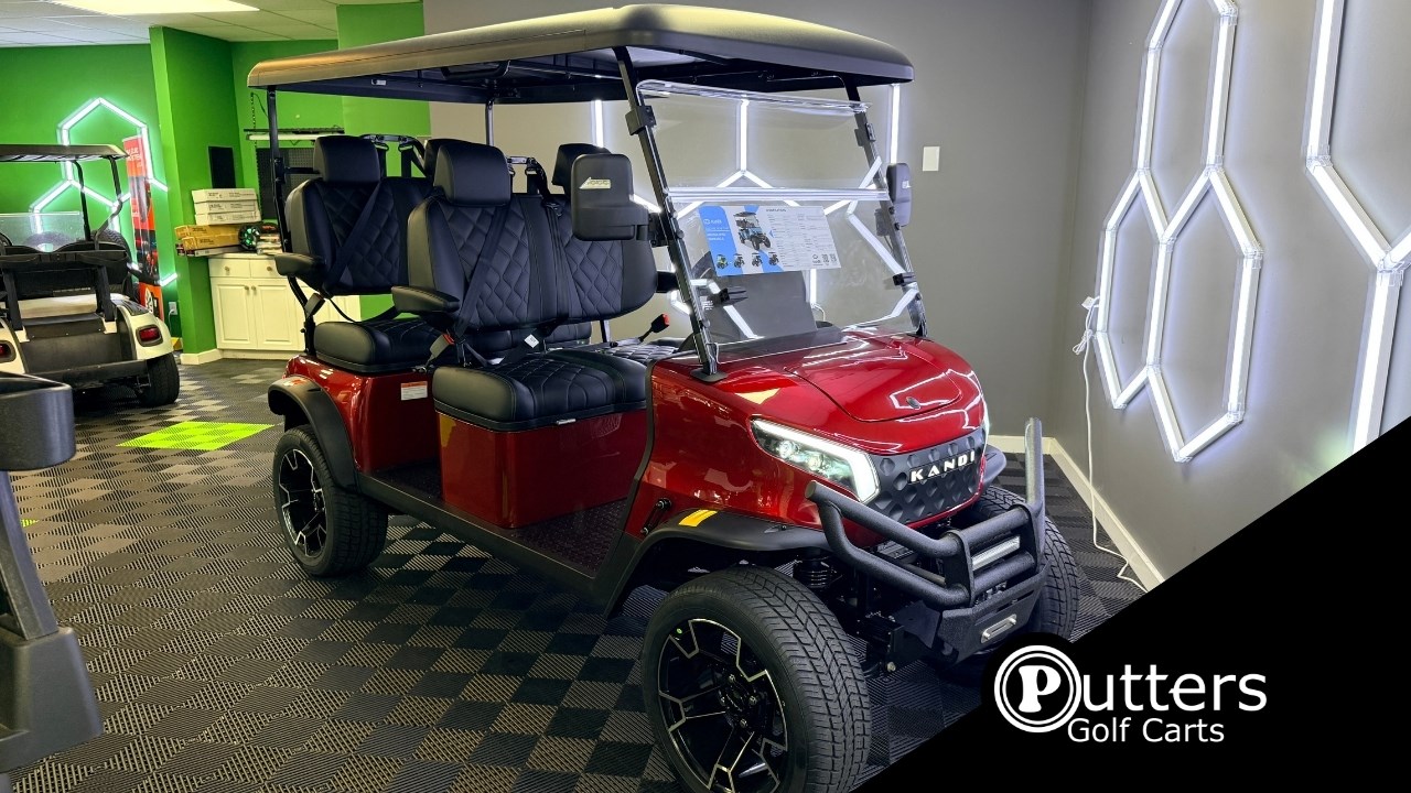 KANDI 4PRO FORWARD GOLF CART RED