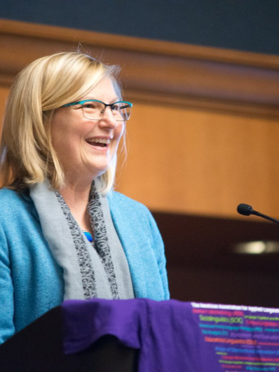 Linda Harklau, as Chair of the 2018 AAAL conference