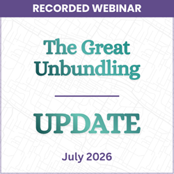 Update on the Great Unbundling