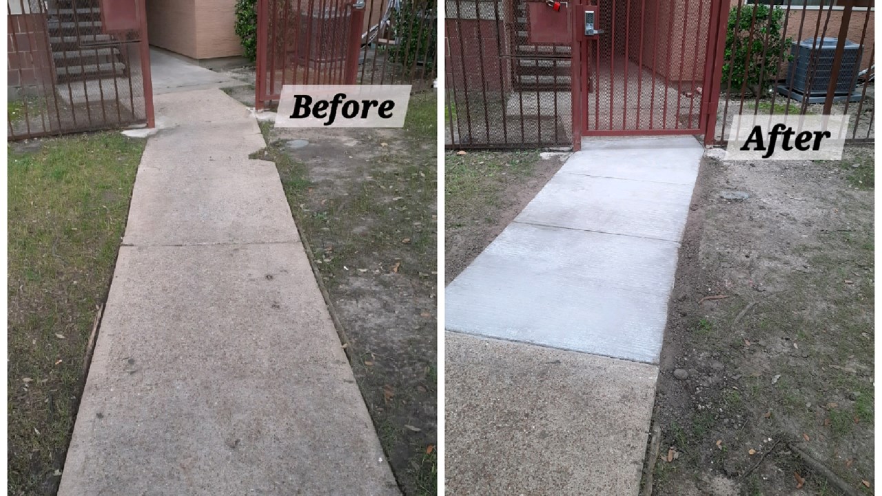 Sidewalk Replacing