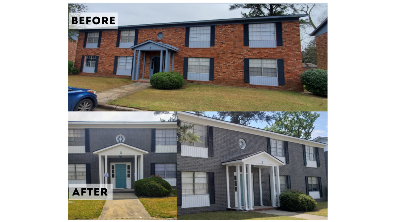 One of our Multifamily CapEX projects we just finished painting in Augusta, GA.