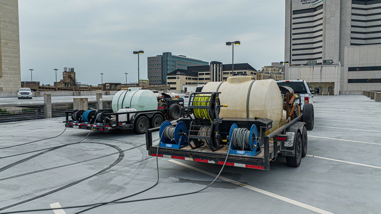 PPM Parking Garage Pressure Washing