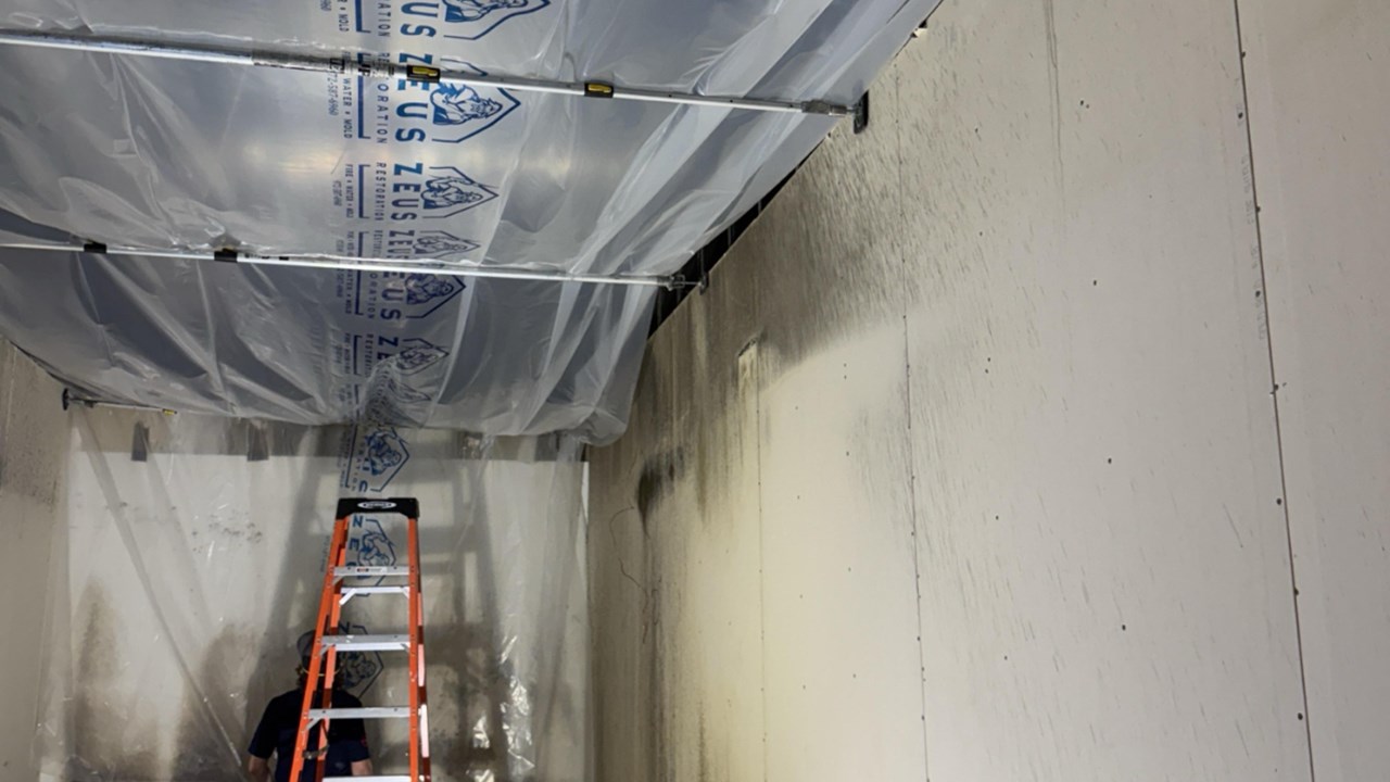 Commercial Mold Job In Progress