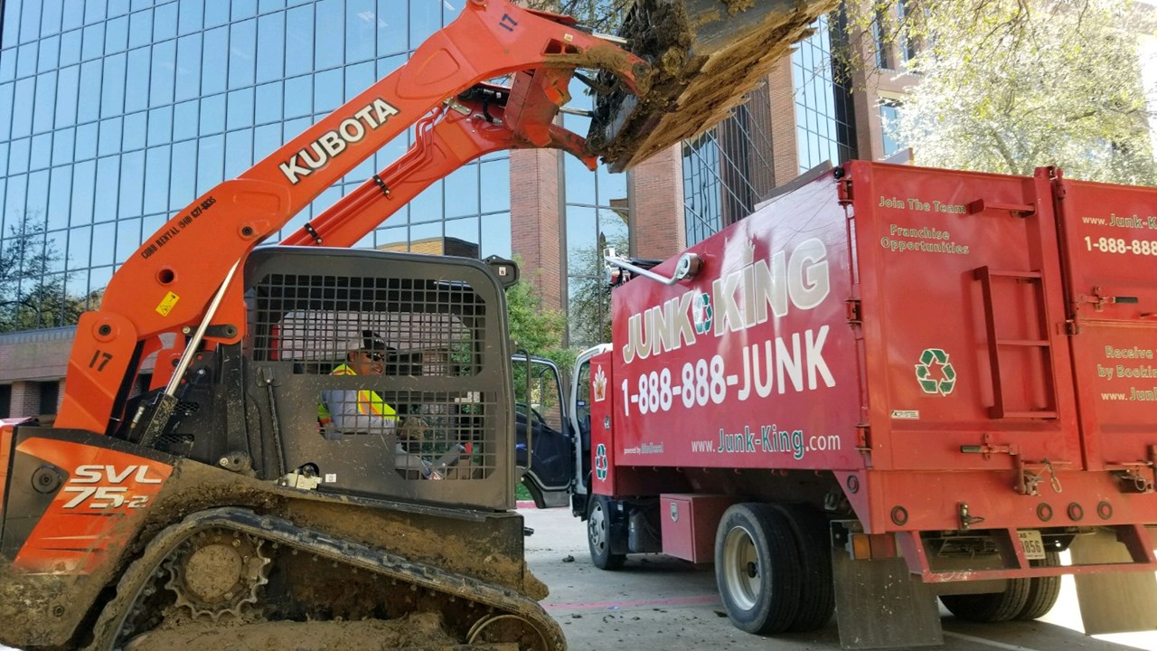Headed for a Code violation? Our team will pick up around your dumpsters!