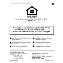 Fair Housing Sign