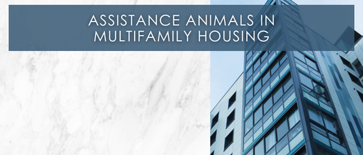 Assistance Animals in Multifamily Housing