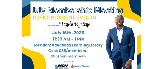 Membership Meeting: Resident Events - July 2025
