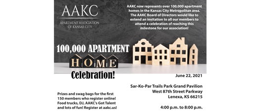 AAKC 100K Apartment Home Celebration!