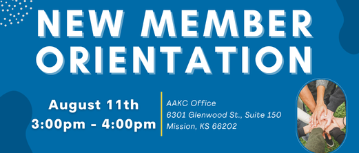 New Member Orientation      