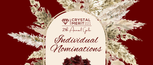 Individual Nomination for the 29th Annual Crystal Merit Awards Gala 
