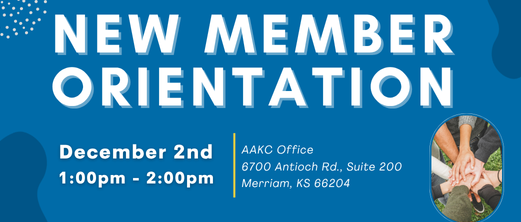 New Member Orientation    