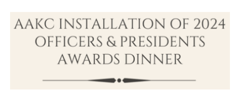 Installation of 2024 Officers and President's Awards