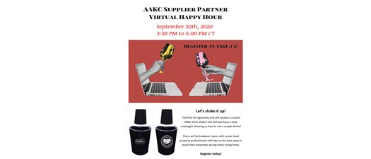 AAKC Supplier Partner Virtual Happy Hour