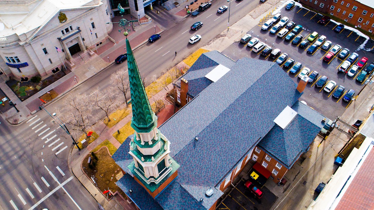 Historic Church/Asphalt Roof Downtown Denver