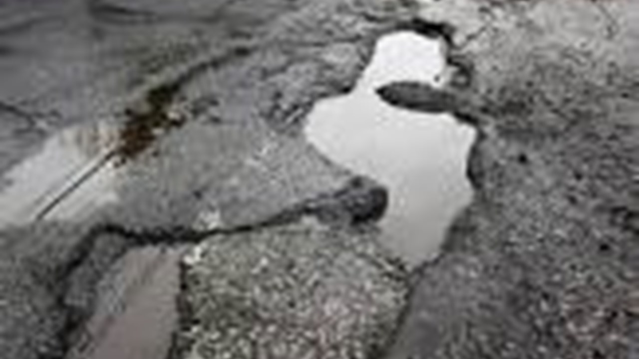 Potholes, drainage issues