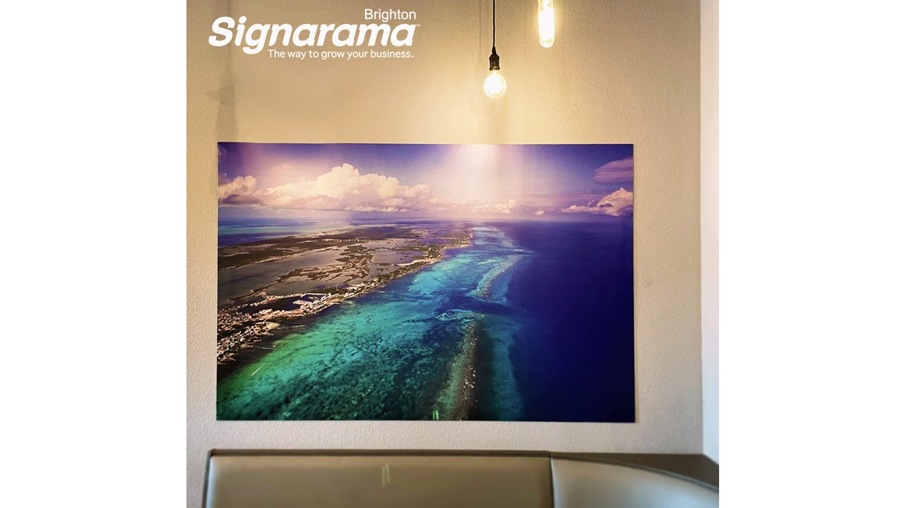 Signarama Brighton Acrylic Photo Print for Meyers and Meyers