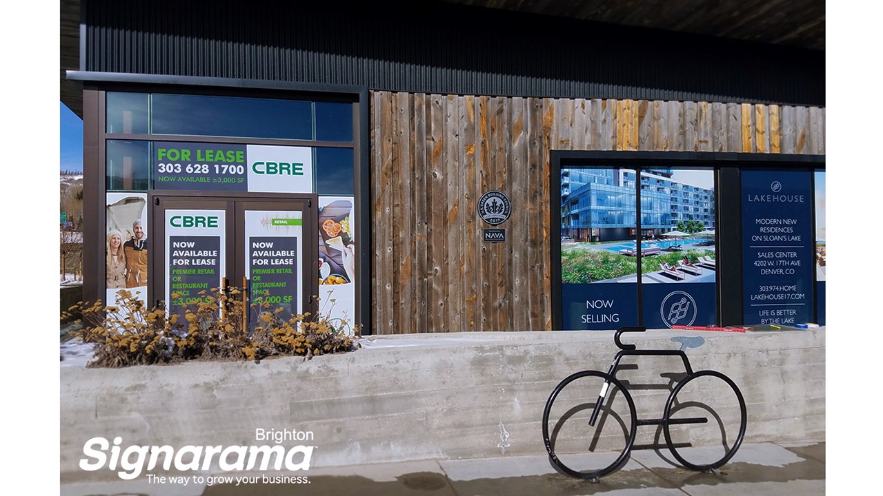 Signarama Brighton Window Graphics for CBRE and Nava Real Estate