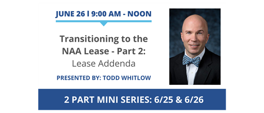 Transitioning to the NAA Lease - Part 2: Lease Addenda