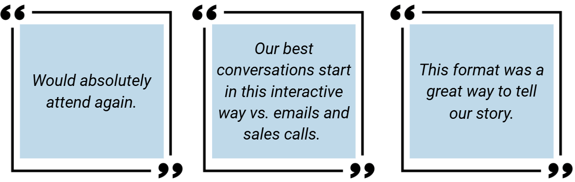 solution provider testimonials