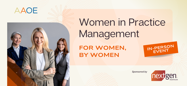 Women in Practice Management Banner