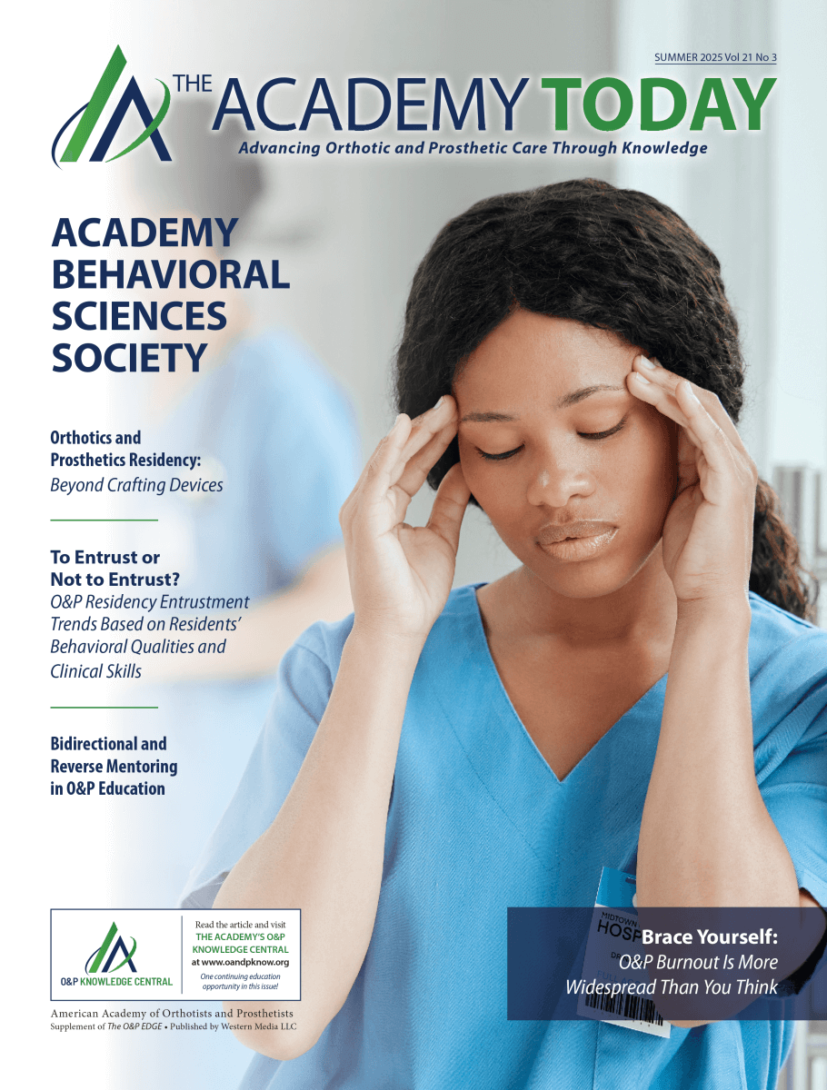 Cover of the current issue of the Academy TODAY