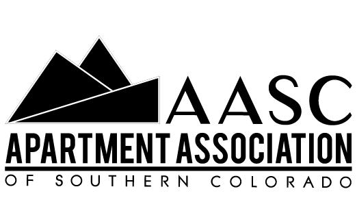 Apartment Association of Southern Colorado AASC single-color black logo
