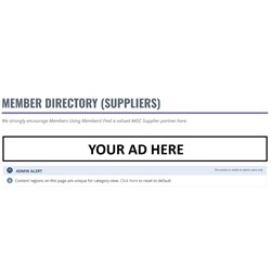 Rotating Leaderboard Ad (Annual)