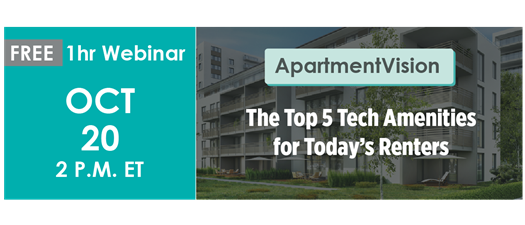 ApartmentVision: The Top 5 Tech Amenities for Today’s Renters