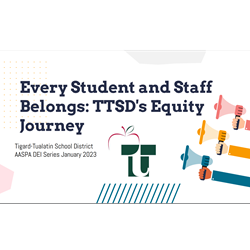 Every Student and Staff Belongs - TTSD's Equity Journey