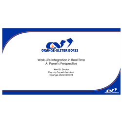 Work-Life Integration in Real Time (Panel Discussion)