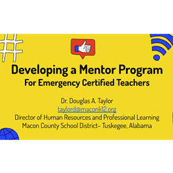 Developing a Mentor Program for Emergency Certified Teachers