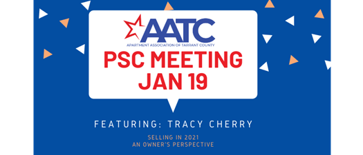 Jan 19 PSC -  Selling in 2021 - An Owner's Perspective