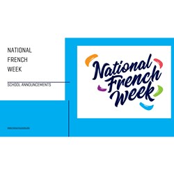 National French Week School Announcements [Digital Download]