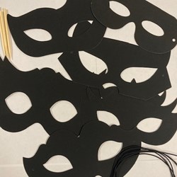 Scratch Mardi Gras Masks