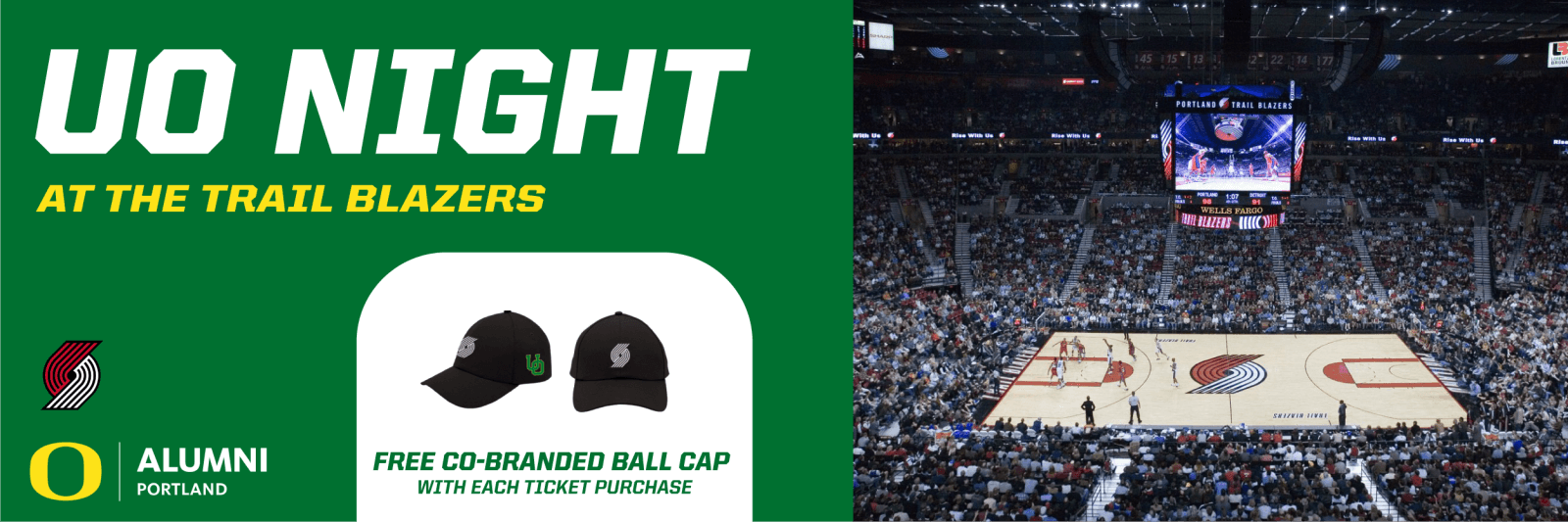 UO Night at the Portland Trailblazers