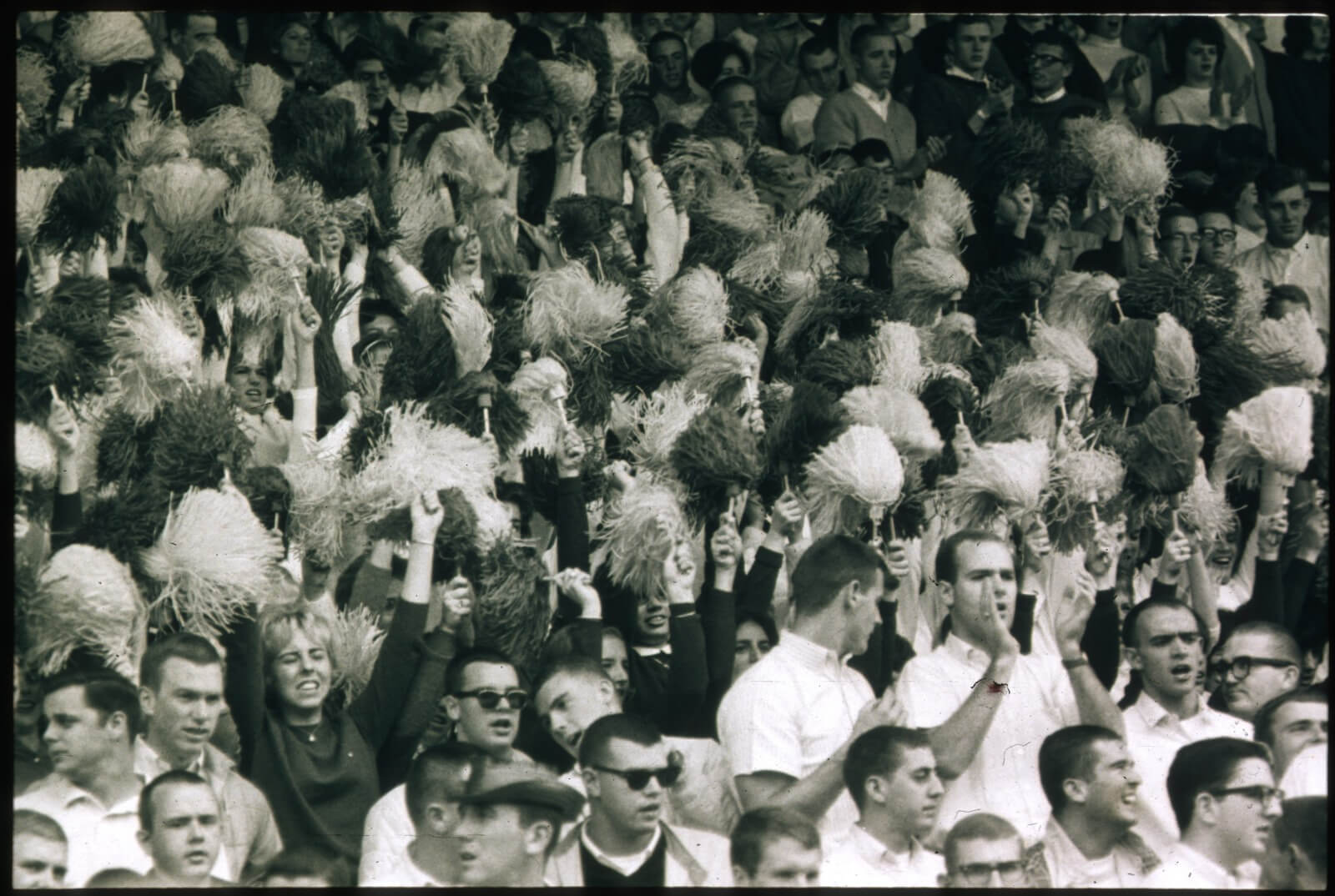 1965 Football Game Crowd