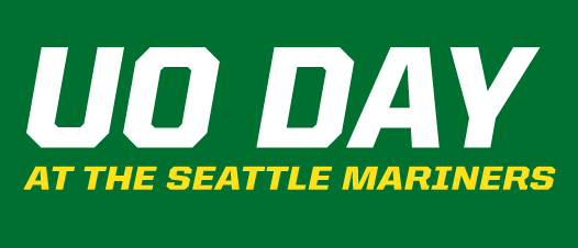 UO Day at the Seattle Mariners event web banner display