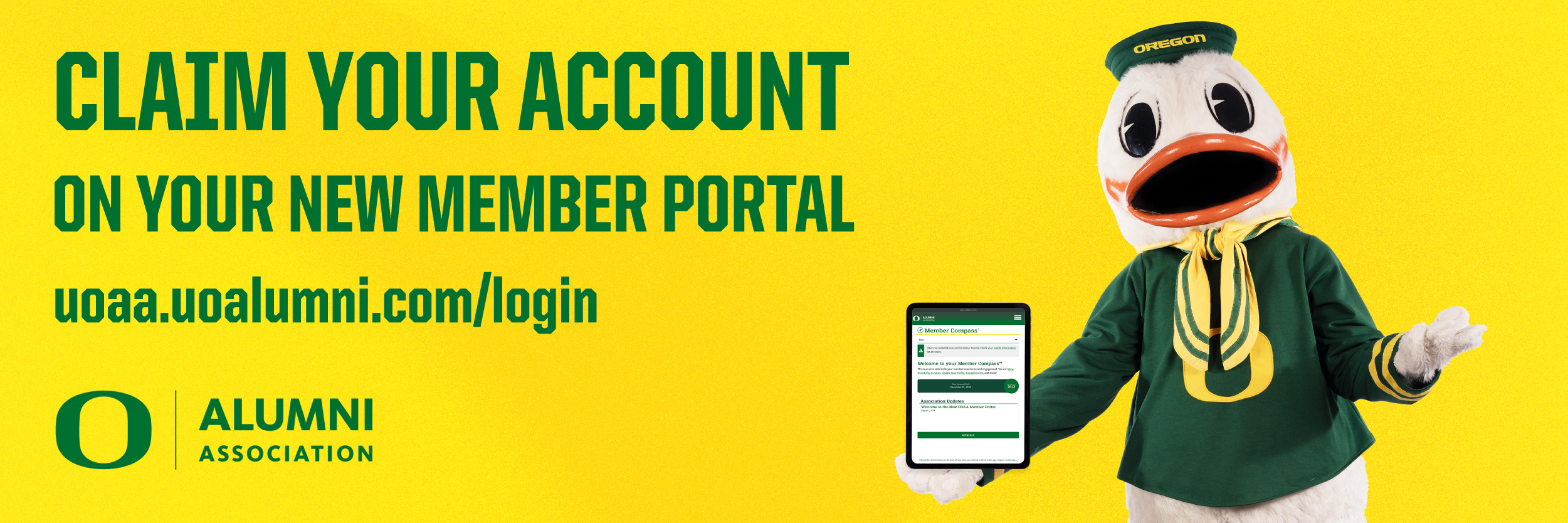 Claim your UOAA member portal account