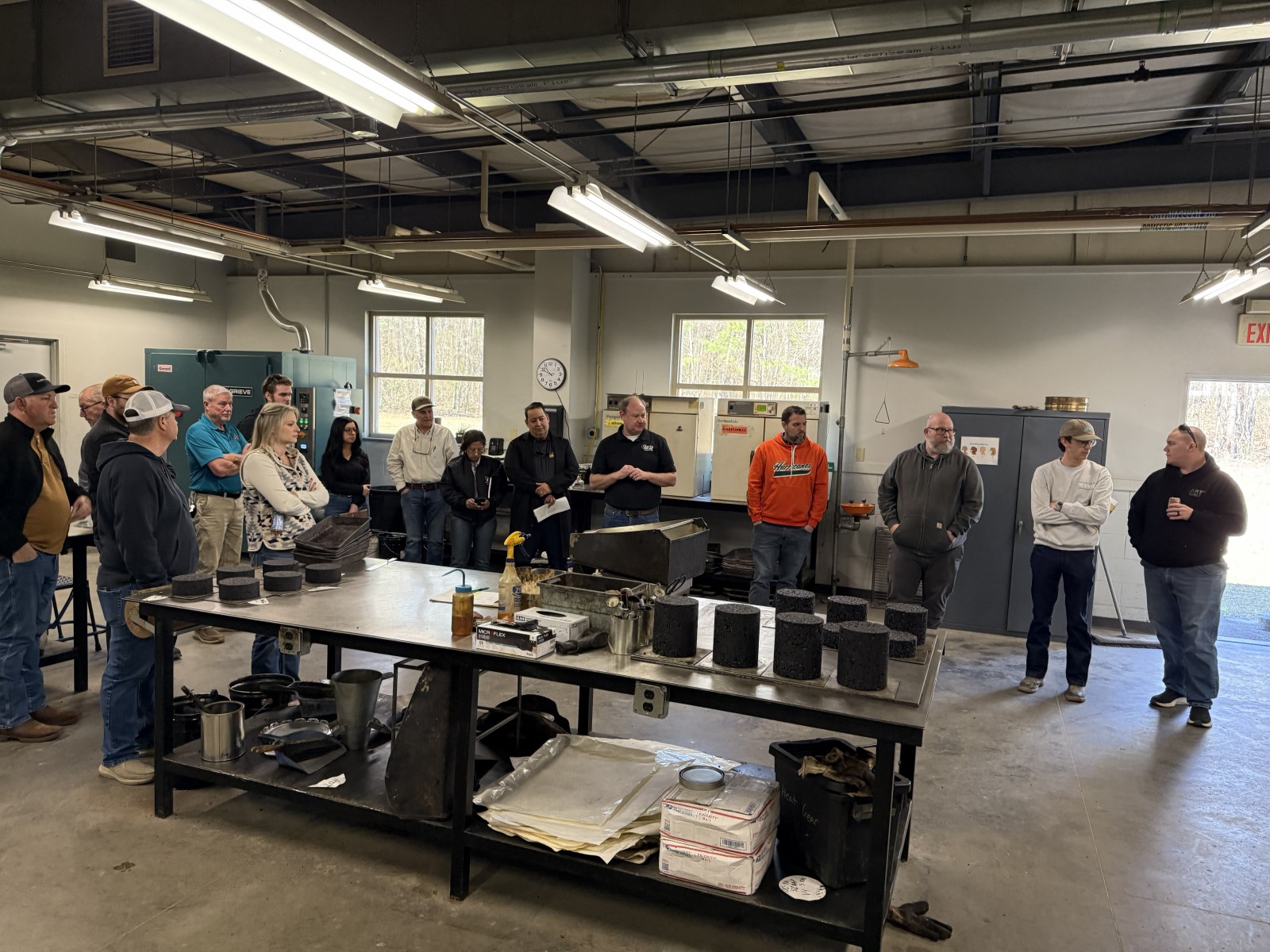 ACAF members in NCAT lab