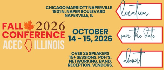 Save the Date: ACEC Illinois Fall Conference 2026