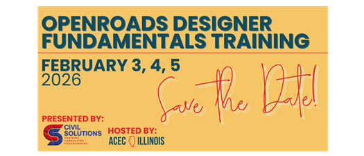 Save the Date: OpenRoads Designer Fundamentals Training