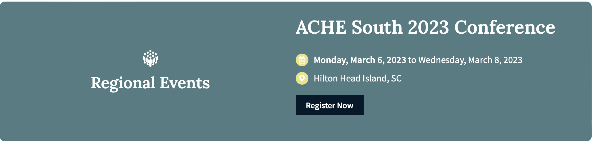 ACHE 2023 Conference REGISTRATION Here!