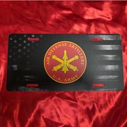 ADA License Plate w/ flag